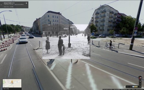  Berlin Wall in Google Street View